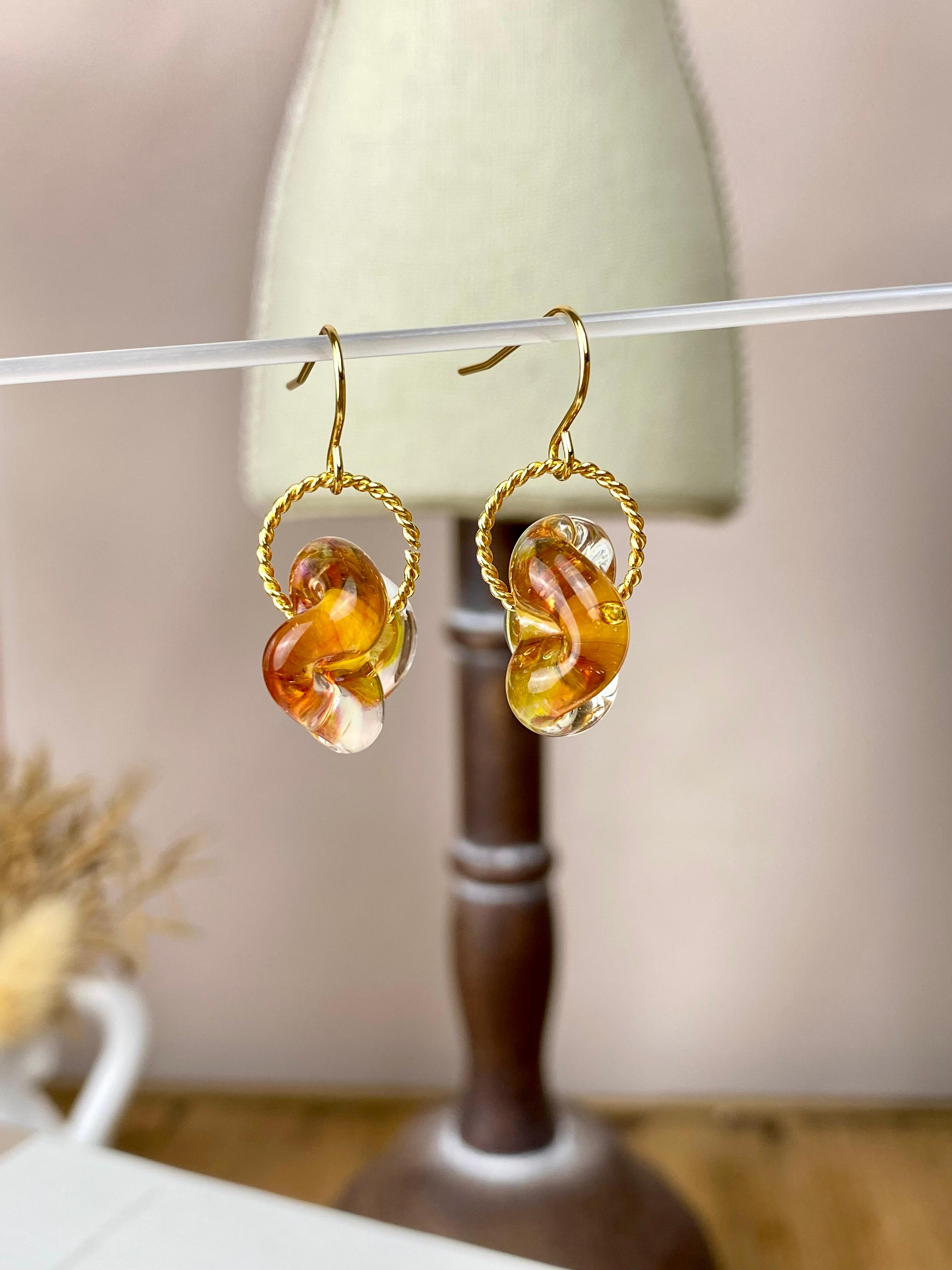 Yura＊ガラスのピアス